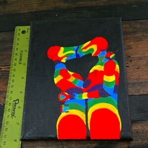 LOCAL YOUNG ARTIST JA Abstract Colorful Canvas 🎨 ART